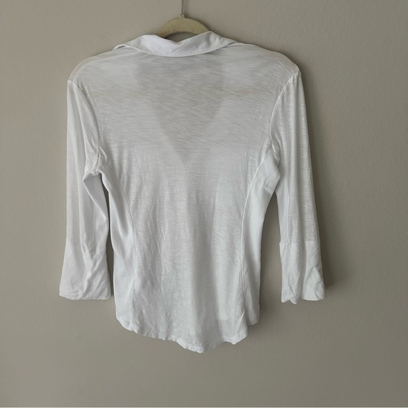 James Perse Slub Side Panel Button Front Shirt in White
Size 2 - Picture 11 of 11